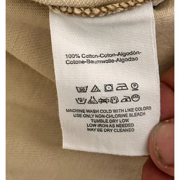 Free People Jacket Womens Sz Large Cream Denim Rumors Biker Button Up Cropped - Picture 3 of 6